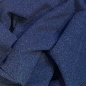 BLUE MELANGE BOILED WOOL