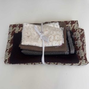 FABRIC BUNDLE Brown and Cream