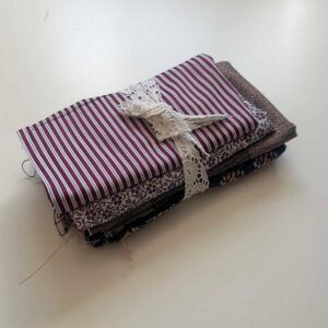 FABRIC BUNDLE Stripe Flowers and Jaquard
