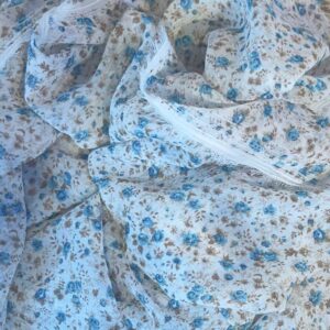 FLORAL SILK GEORGETTE