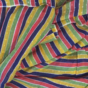 SILK COTTON STRIPE