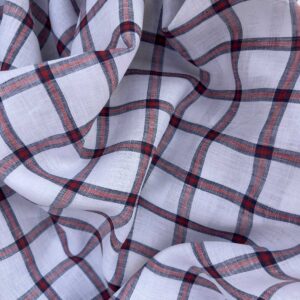 ROMA White Large Check