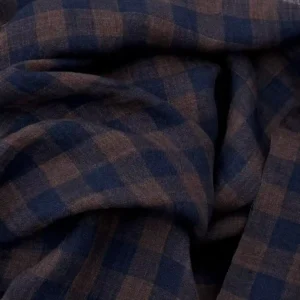 TROPEA Tabacco Navy Check